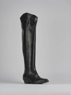 New Stivale texano tacco 3 pelle Donna Texani|Stivali Tacco Basso