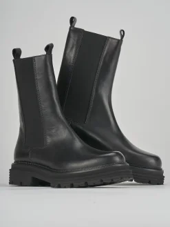 Outlet Stivale tronchetto chelsea tacco 2 cm pelle Donna Stivaletti Tacco Basso