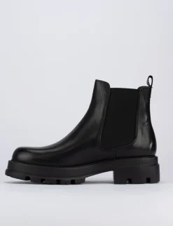 Outlet Stivale tronchetto tacco 2 cm pelle Donna Stivaletti Tacco Basso