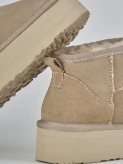 New Stivaletti camoscio Donna Stivaletti Tacco Basso