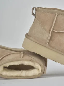 Stivaletti camoscio Donna Stivaletti Tacco Basso