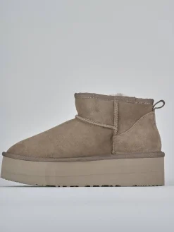 Stivaletti camoscio Donna Stivaletti Tacco Basso