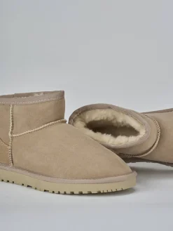 Online Stivaletti camoscio Donna Stivaletti Tacco Basso