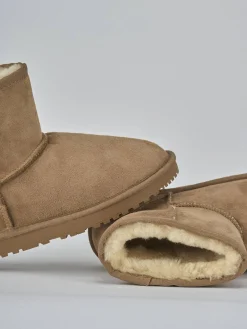 Hot Stivaletti camoscio Donna Stivaletti Tacco Basso