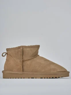 Online Stivaletti camoscio Donna Stivaletti Tacco Basso