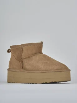 New Stivaletti camoscio Donna Stivaletti Tacco Basso