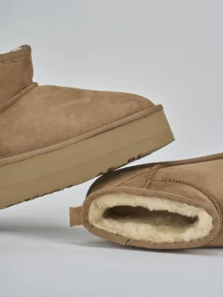 New Stivaletti camoscio Donna Stivaletti Tacco Basso