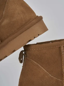 Online Stivaletti camoscio Donna Stivaletti Tacco Basso