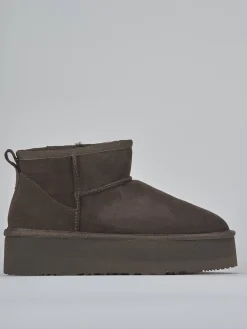 Stivaletti camoscio testa Donna Stivaletti Tacco Basso