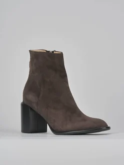 Online Stivaletti tacco 7cm camoscio testa Donna Stivaletti Tacco Alto