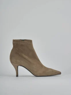 Online Stivaletti tacco 7cm camoscio Donna Stivaletti Tacco Alto