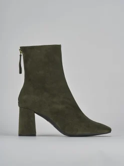 Online Stivaletti tacco 7cm camoscio Donna Stivaletti Tacco Alto