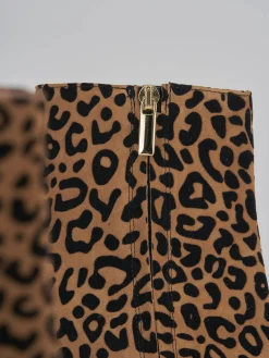 Online Stivaletti tacco 9cm camoscio Donna Stivaletti Tacco Alto