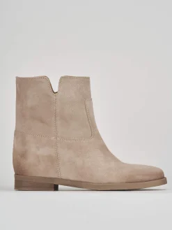 Sale Stivaletti tacco 2cm camoscio Donna Stivaletti Tacco Basso