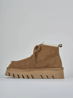 Outlet Stivaletti tacco 3cm camoscio Donna Stivaletti Tacco Basso