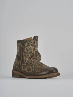 Sale Stivaletti tacco 2cm camoscio Donna Stivaletti Tacco Basso