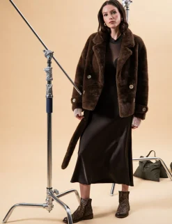 Sale Stivaletti tacco 2cm camoscio Donna Stivaletti Tacco Basso