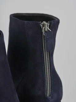 Clearance Stivaletti tacco 5cm camoscio Donna Stivaletti Tacco Alto