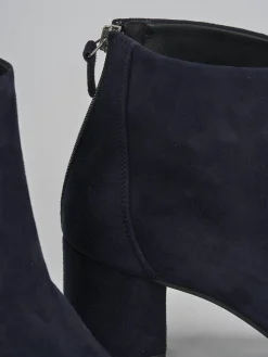 Clearance Stivaletti tacco 5cm camoscio Donna Stivaletti Tacco Alto