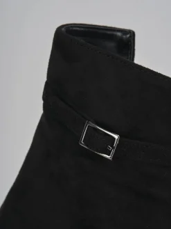 Outlet Stivaletti tacco 9cm camoscio Donna Stivaletti Tacco Alto