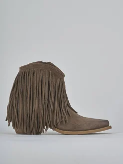 Discount Stivaletti tacco 5cm camoscio Donna Stivaletti Tacco Alto