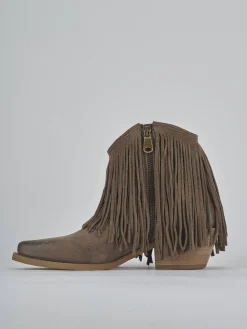 Discount Stivaletti tacco 5cm camoscio Donna Stivaletti Tacco Alto