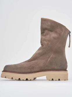 Online Stivaletti tacco 2cm camoscio Donna Stivaletti Tacco Basso