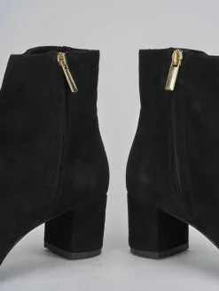 New Stivaletti tacco 6cm camoscio Donna Stivaletti Tacco Alto