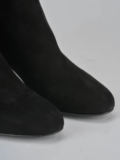 New Stivaletti tacco 6cm camoscio Donna Stivaletti Tacco Alto