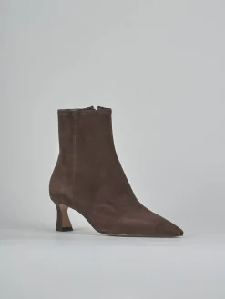 Clearance Stivaletti tacco 6cm camoscio testa Donna Stivaletti Tacco Alto