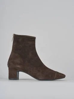 Best Stivaletti tacco 5cm camoscio testa Donna Stivaletti Tacco Alto