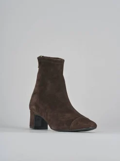 Best Stivaletti tacco 5cm camoscio testa Donna Stivaletti Tacco Alto