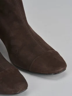 Best Stivaletti tacco 5cm camoscio testa Donna Stivaletti Tacco Alto