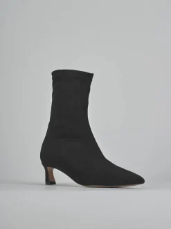 Discount Stivaletti tacco 5cm camoscio Donna Stivaletti Tacco Alto