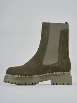 Best Stivaletti tacco 3cm camoscio Donna Stivaletti Tacco Basso