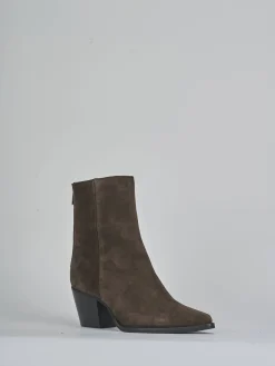 Best Stivaletti tacco 5cm camoscio testa Donna Stivaletti Tacco Alto