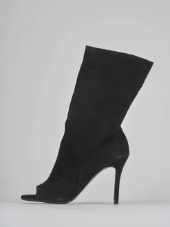 Online Stivaletti tacco 9cm camoscio Donna Stivaletti Tacco Alto