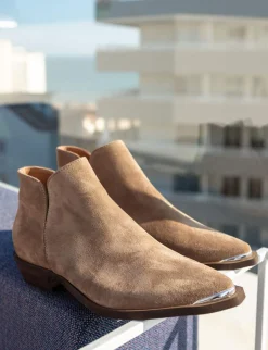 Best Stivaletti tacco 3cm camoscio Donna Stivaletti Tacco Basso