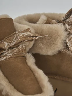 New Stivaletti tacco 3cm camoscio Donna Stivaletti Tacco Basso