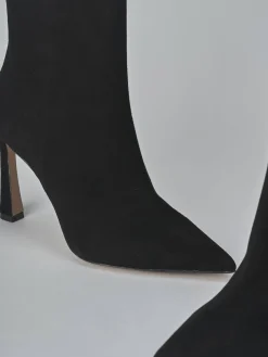 Best Stivaletti tacco 9cm camoscio Donna Stivaletti Tacco Alto