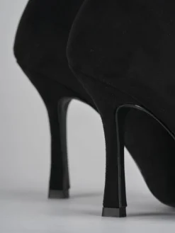 New Stivaletti tacco 7cm camoscio Donna Stivaletti Tacco Alto