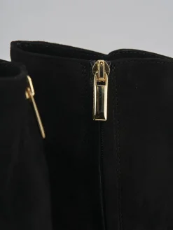 Outlet Stivaletti tacco 6cm camoscio Donna Stivaletti Tacco Alto