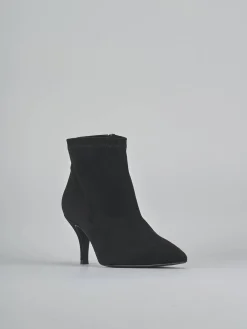 Clearance Stivaletti tacco 7cm camoscio Donna Stivaletti Tacco Alto