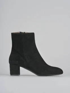 Outlet Stivaletti tacco 6cm camoscio Donna Stivaletti Tacco Alto