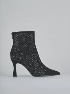 New Stivaletti tacco 8cm camoscio sostenible Donna Stivaletti Tacco Alto