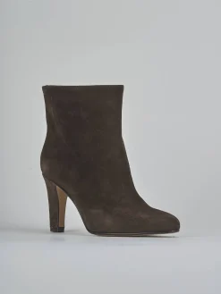 Clearance Stivaletti tacco 8cm camoscio testa Donna Stivaletti Tacco Alto