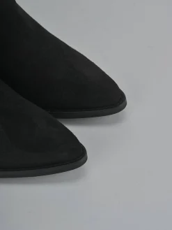 Discount Stivaletti tacco 7cm camoscio Donna Stivaletti Tacco Alto