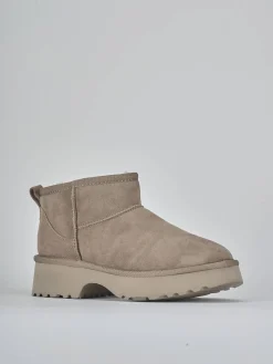 Discount Stivaletti tacco 2cm camoscio Donna Stivaletti Tacco Basso