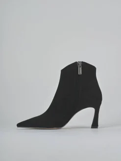 Best Stivaletti tacco 8cm camoscio Donna Stivaletti Tacco Alto