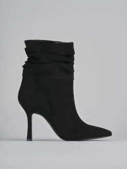 Clearance Stivaletti tacco 9cm camoscio Donna Stivaletti Tacco Alto